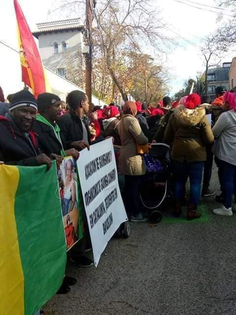 Madrid: des Guinéens manifestent contre Alpha Condé dans la capitale espagnole