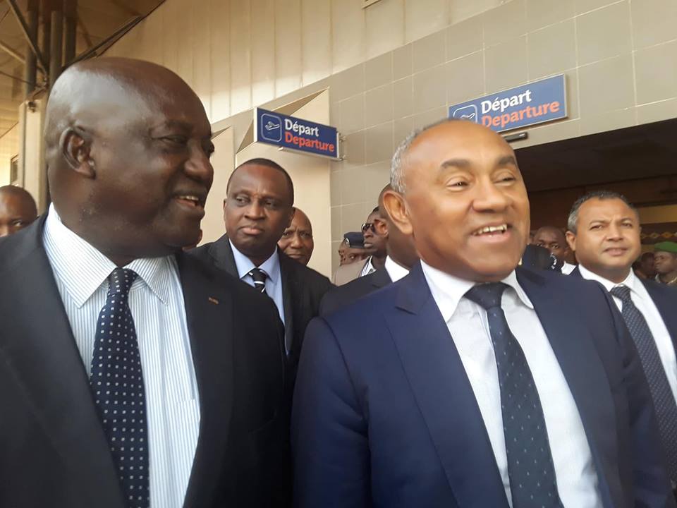 Le président de la CAF est à Conakry