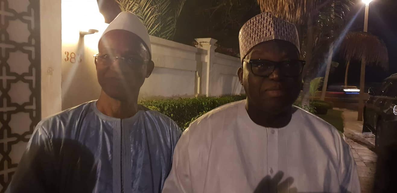 Dakar: Cellou Dalein Diallo chez le président de l'Assemblée nationale du Sénégal, Moustapha Niass, en deuil