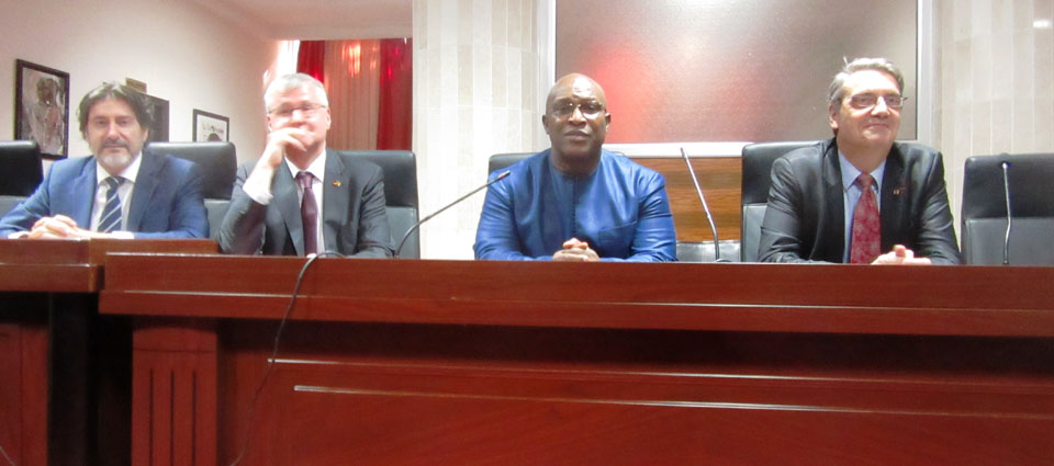 Kiridi Bangoura et des diplomates européens pour parler de la migration irrégulière
