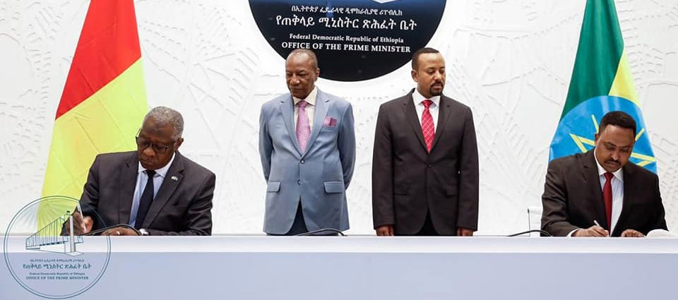 Diplomatie: la Guinée et l'Ethiopie signent plusieurs accords