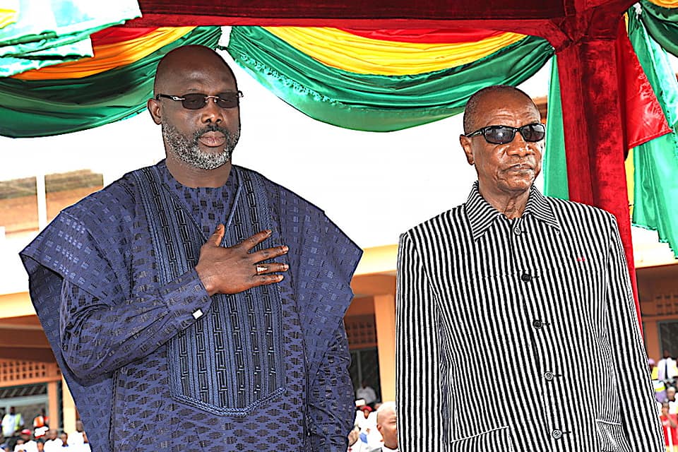 Arrivée du président Georges Wéah à Conaky