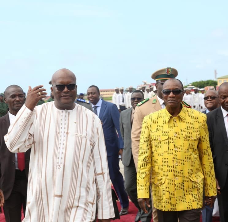 Arrivée à Conakry du président du Burkina Faso