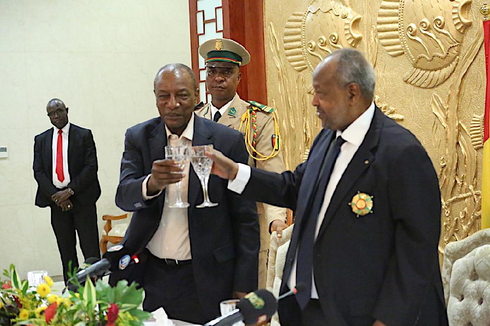 Visite du Président Djiboutien à Conakry: d’importants accords signés pour la dynamique d’une coopération bilatérale