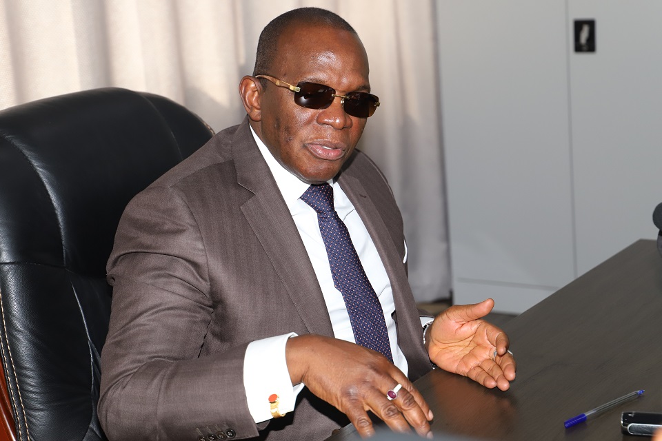 Les membres du COCAN chez le premier ministre Kassory Fofana