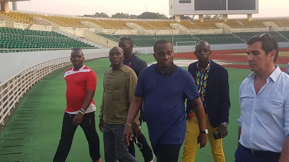 Tournoi de l’UFOA à Conakry: le président Antonio Souaré sur le terrain !