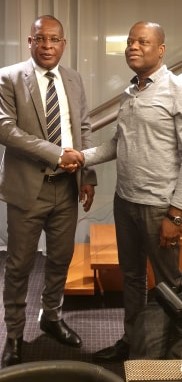 Paris :le Général Konaté rencontre le richissime homme d’affaires, Sébastien Ajavon