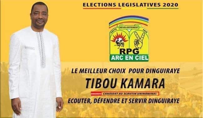Législatives: le ministre Tibou Kamara sur la ligne de départ