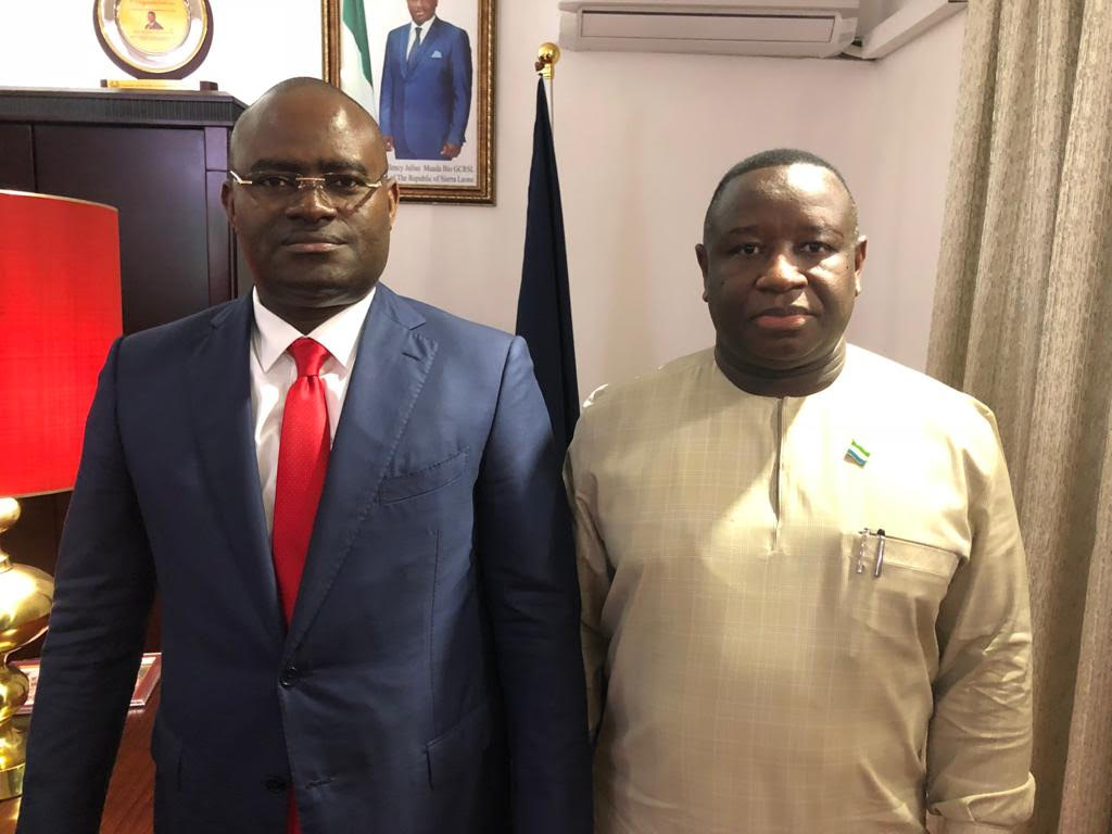 Satisfait de la prestation de Guicopres en Sierra-Léone, le président Maadabio reçoit en grande pompe KPC à la State House