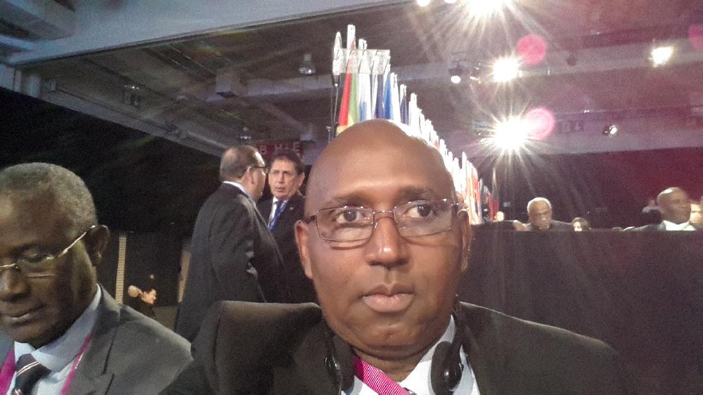 Ibrahima Barry Blasco, scrutateur du 64 eme congrès de la FIFA à Sao Paulo
