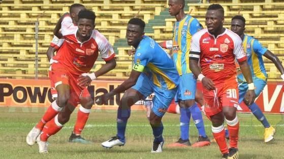 Cinq buts contre Satellite FC en Ligue 1 Salam, les images du festival du Horoya AC ( vidéo )