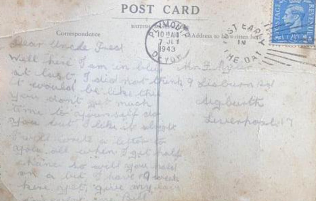 Une lettre d’un combattant de la Seconde Guerre mondiale arrive à destination… après 77 ans