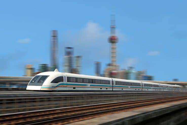 Une vitesse record pour le futur train à sustentation magnétique chinois