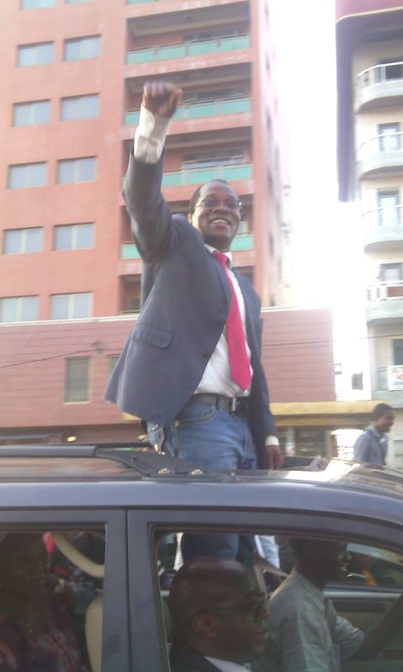Ousmane Gaoual, libre, regagne son domicile