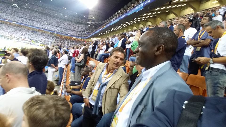Finale de la Champions League: Antonio Souaré honoré à Milan