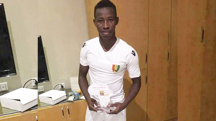 CHAN 2018: Sankhon du Horoya AC, homme du match Guinée - Mauritanie
