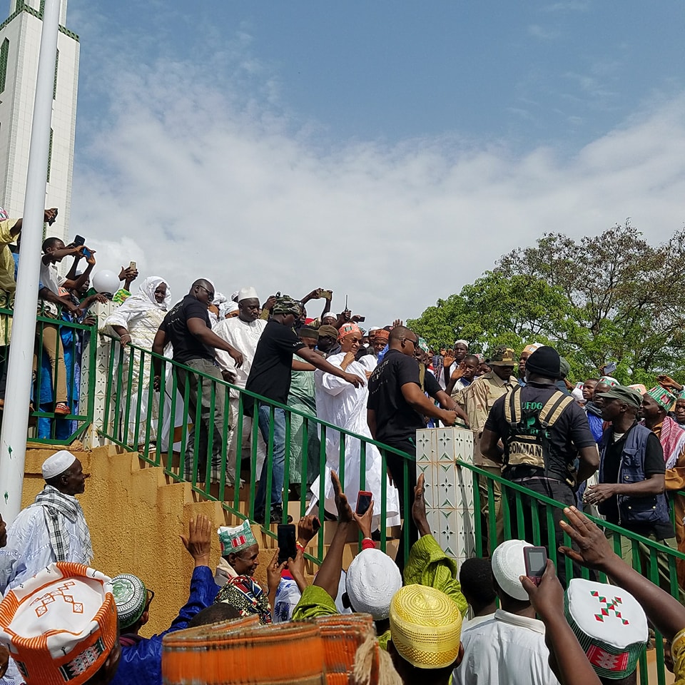 Quand Cellou Dalein éclipse la délégation gouvernementale à l'inauguration de la mosquée de Yimbering