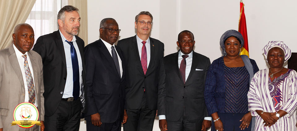 Des diplomates reçus en audience par le premier ministre, Kassory Fofana
