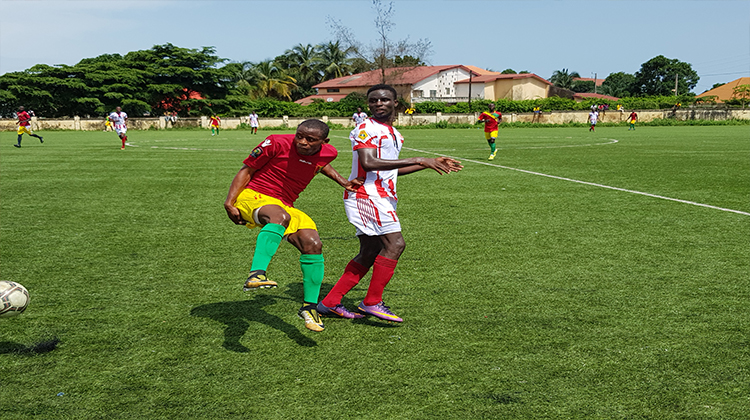 Football: le Syli U17 fait match nul contre le Horoya AC réserves