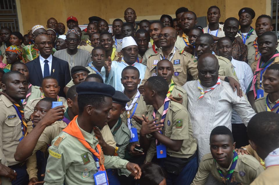 Sidya Touré, président d'honneur de l'Association Nationale des Scouts de Guinée