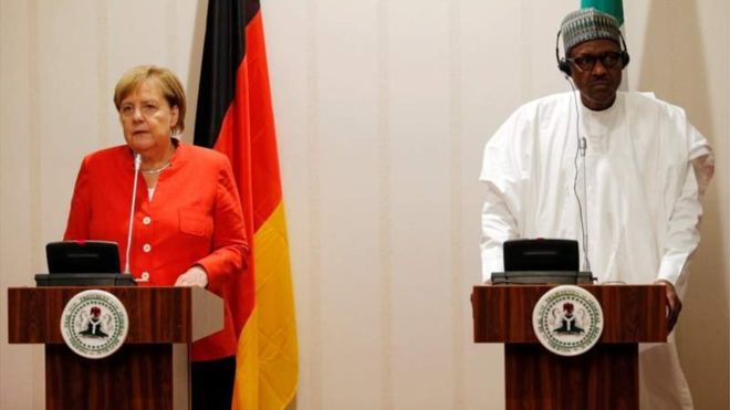 Merkel s'engage à aider les jeunes nigérians