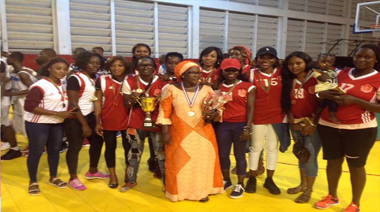 Fanta Bérété du Horoya AC, meilleure basketteuse de Guinée